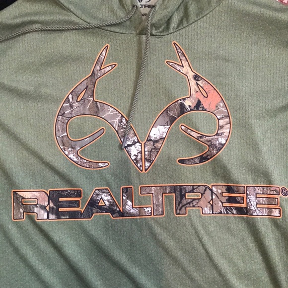 REALTREE ORIGINAL GREEN PULLOVER HOODIE - Picture 2 of 6